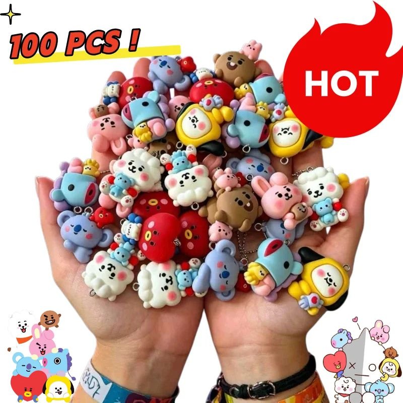 Pet Supplies Direct - 10 Breloques en résine Kawaii Chien