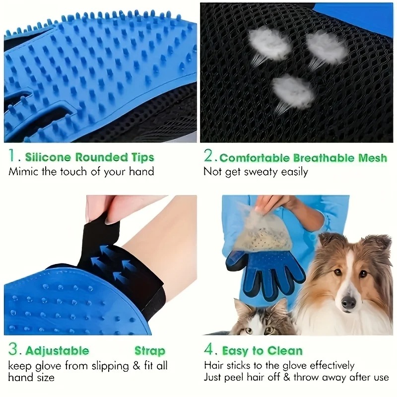 Gant de toilettage pour animau - Pet Supplies Direct avis et prix